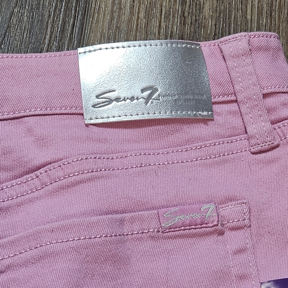 NWT Seven7 Womens Weekend Frayed Shorts Lavender Sz 16 - Picture 8 of 16